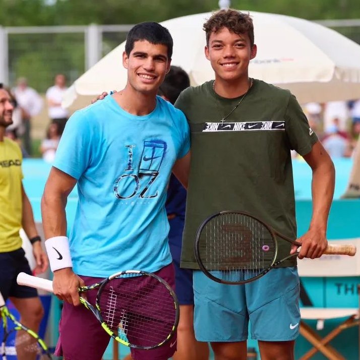 Blanch từng là đối tác tập của “tiểu Nadal” Carlos Alcaraz. Ảnh: ITF