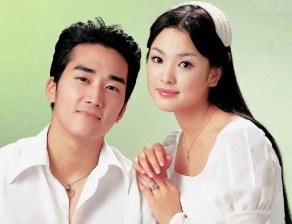 Song Seung Hun và Song Hye Kyo từng hợp tác trong “Trái tim mùa thu“. Ảnh: Newsen