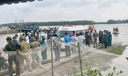 Đã tìm thấy 2 thi thể trong vụ 4 người mất tích do chìm thuyền tại TX Quảng Yên, tỉnh Quảng Ninh. Ảnh: Người dân cung cấp