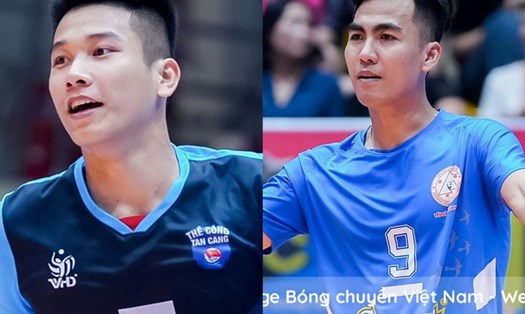 Quốc Duy (trái) và Từ Thanh Thuận không góp mặt ở đội tuyển bóng chuyền nam Việt Nam. Ảnh: Bóng chuyền Việt Nam