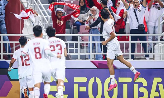 U23 Indonesia vào bán kết U23 châu Á 2024. Ảnh: Bola