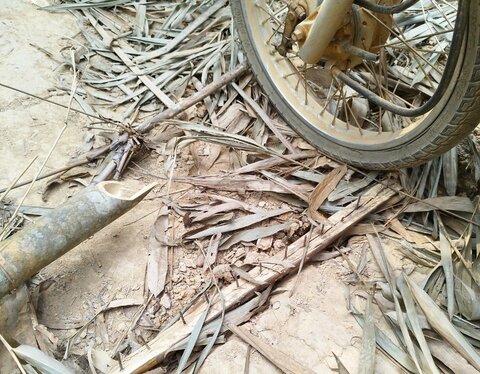 Trên các tuyến đường tuần tra quản lý bảo vệ rừng thuộc lâm phần do Công ty TNHH MTV lâm nghiệp Quảng Sơn quản lý xuất hiện các bẫy đinh sắc nhọn, gây nguy hiểm cho lực lượng chức năng và người đi đường. Ảnh: Lại Tuyến