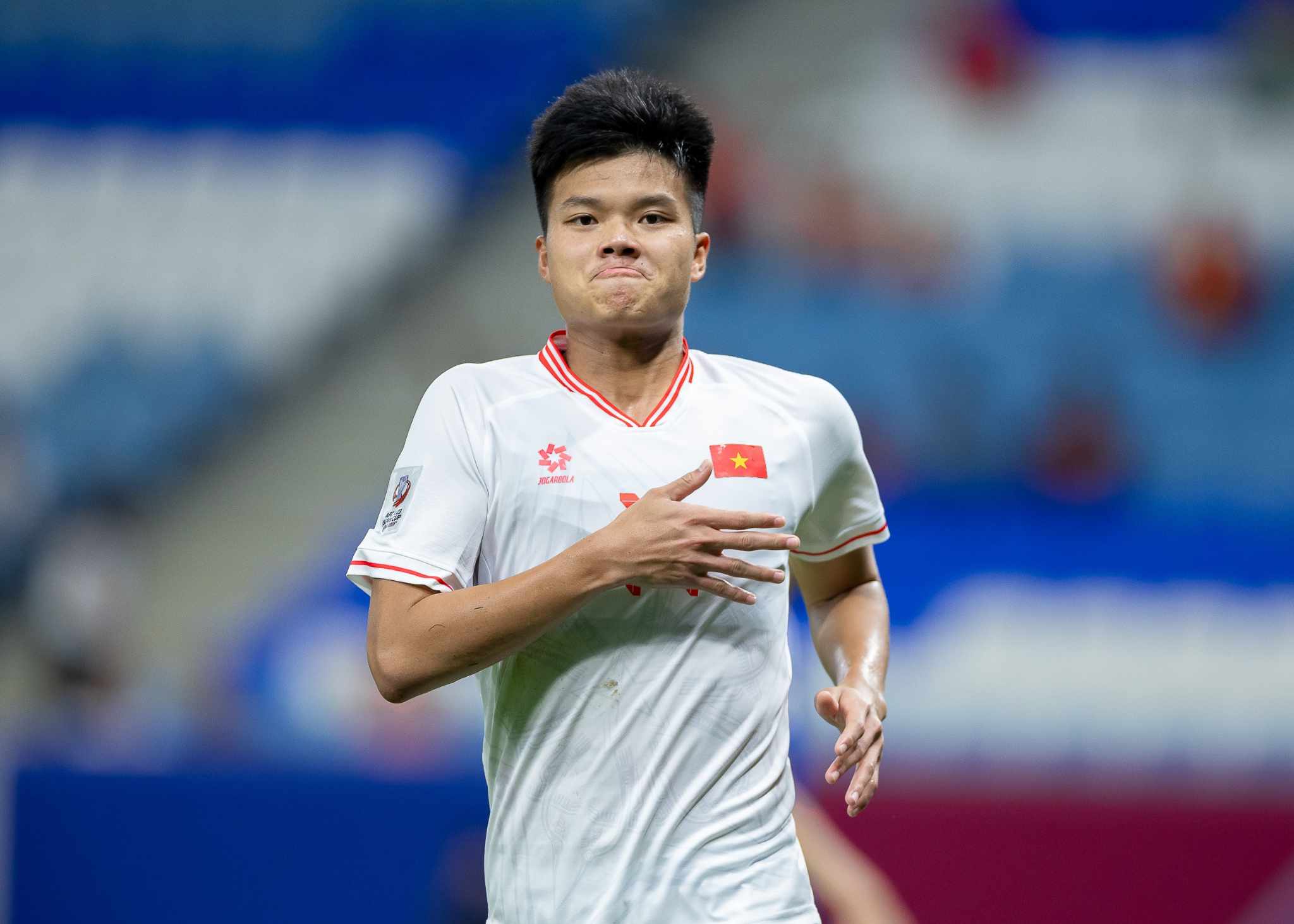 Nguyễn Văn Tùng có nhiệm vụ ghi bàn cho U23 Việt Nam. Ảnh: VFF