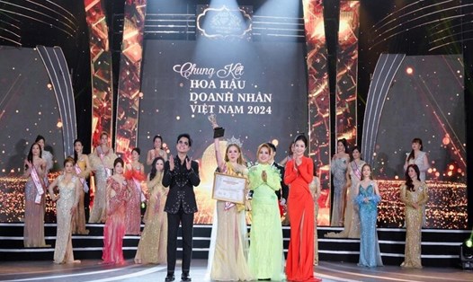Đêm chung kết Hoa hậu Doanh nhân 2024 tại Quảng Nam. Ảnh: PV