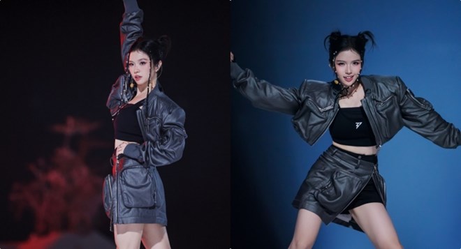 Suni Hạ Linh nhảy cùng Hà Khiết ở show "Đạp gió" bản Trung Quốc không thua kém Chi Pu