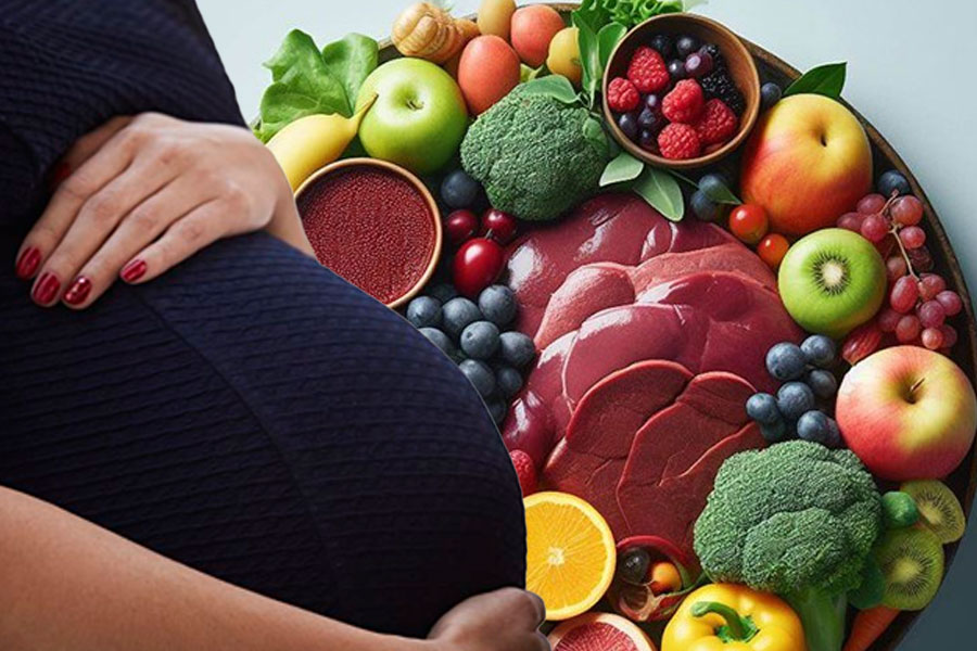 Sắt đóng vai trò óng quan trọng trong sự phát triển khỏe mạnh của em bé và giữ cho người mẹ luôn khỏe mạnh. Ảnh: Ai - Thiện Nhân