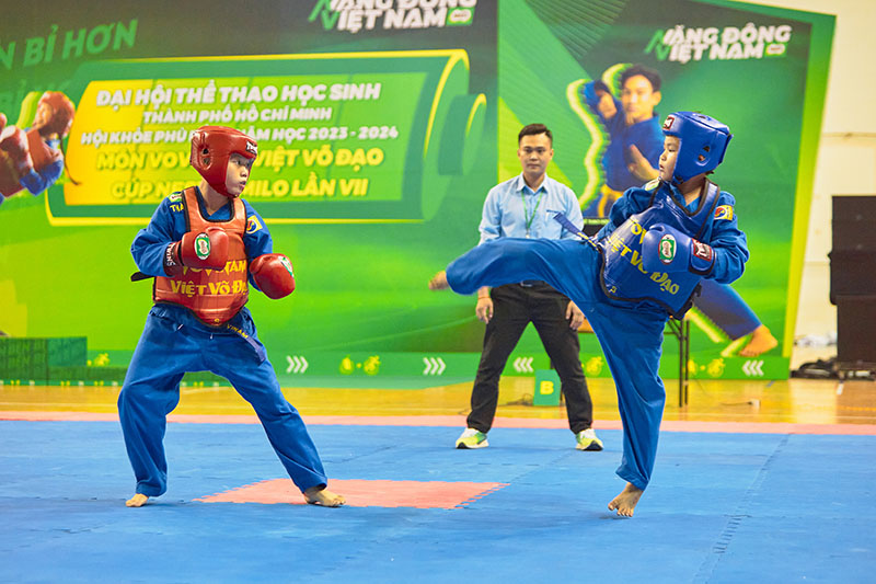 Gần 1.500 VĐV tranh tài môn Vovinam tại Hội khỏe Phù Đổng TPHCM Cúp Nestlé