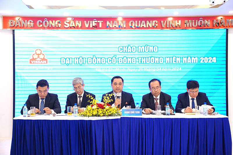 Công ty Cổ phần Việt Nam Kỹ Nghệ Súc Sản (VISSAN) tổ chức Đại hội đồng Cổ đông thường niên năm 2024. Ảnh: DN cung cấp