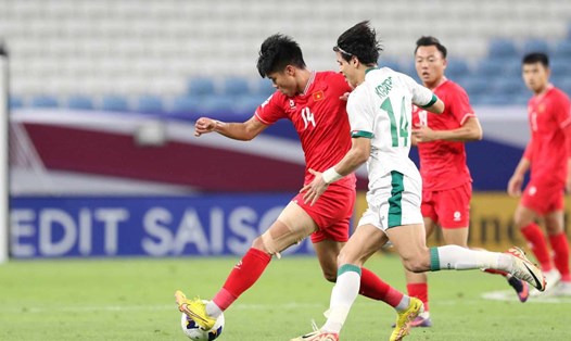 U23 Việt Nam thất bại trước U23 Iraq trong trận tứ kết giải U23 châu Á 2024. Ảnh: VFF 