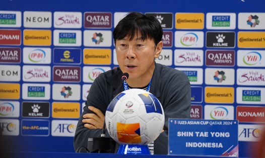 HLV Shin Tae-yong giúp U23 Việt Nam làm nên kì tích. Ảnh: PSSI.