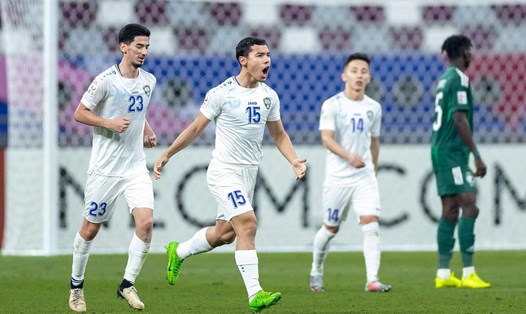 U23 Uzbekistan là ứng viên số 1 cho ngôi vô địch Asian Cup 2024 sau khi toàn thắng 4 trận, chưa để thủng lưới bàn nào. Ảnh: UFF