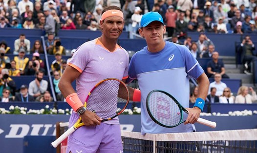 Rafael Nadal mới thua Alex de Minaur ở vòng 2 giải Barcelona Open. Ảnh: ATP