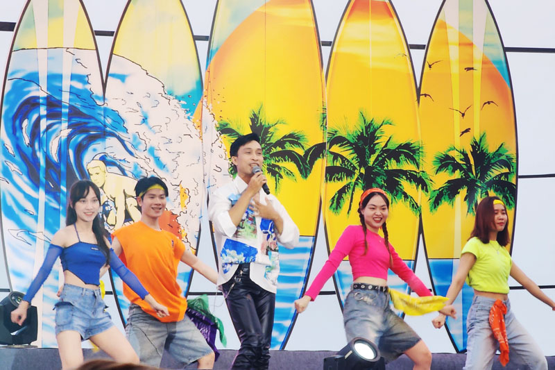 Chương trình khai trương mùa du lịch biển Đà Nẵng 2024 đã chính thức bắt đầu. Ảnh: Thùy Trang