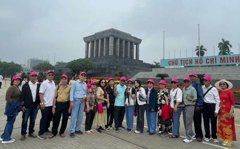 Đoàn khách du lịch Hà Nội dịp lễ 30.4 và 1.5. Ảnh: Doanh nghiệp cung cấp