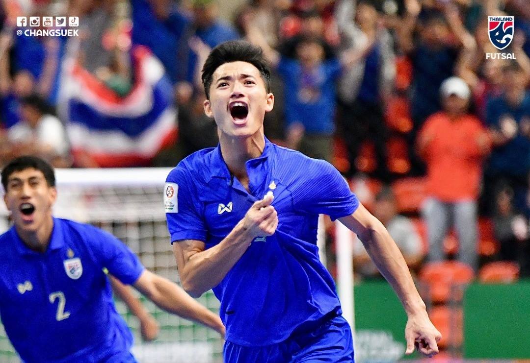 Tuyển futsal Thái Lan đang hướng đến việc có lần đầu tiên vô địch châu Á. Ảnh: FAT