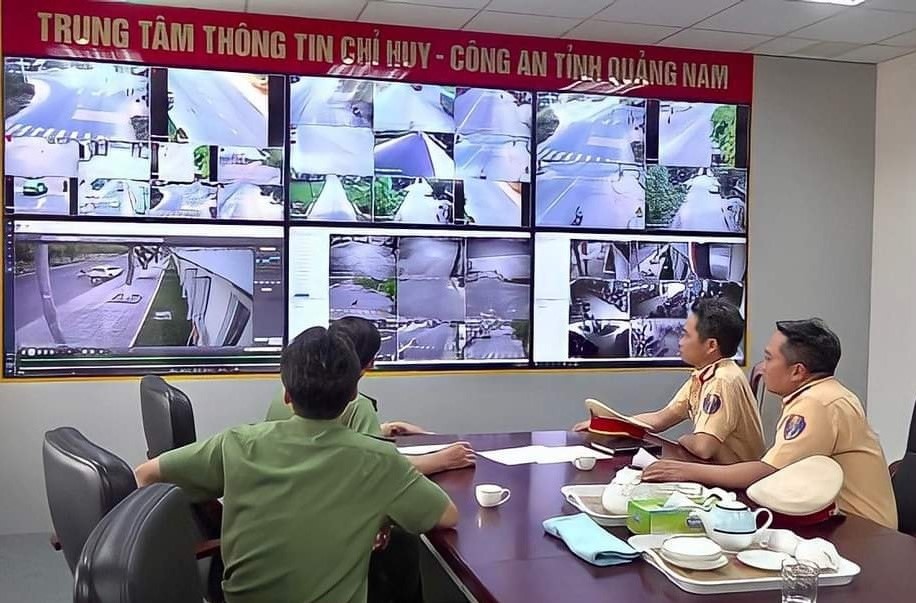 Hệ thống Camera an ninh trợ giúp hiệu quả cho cơ quan chức năng Quảng Nam phạt nguội lỗi vi phạm giao thông. Ảnh: Vương Trần 
