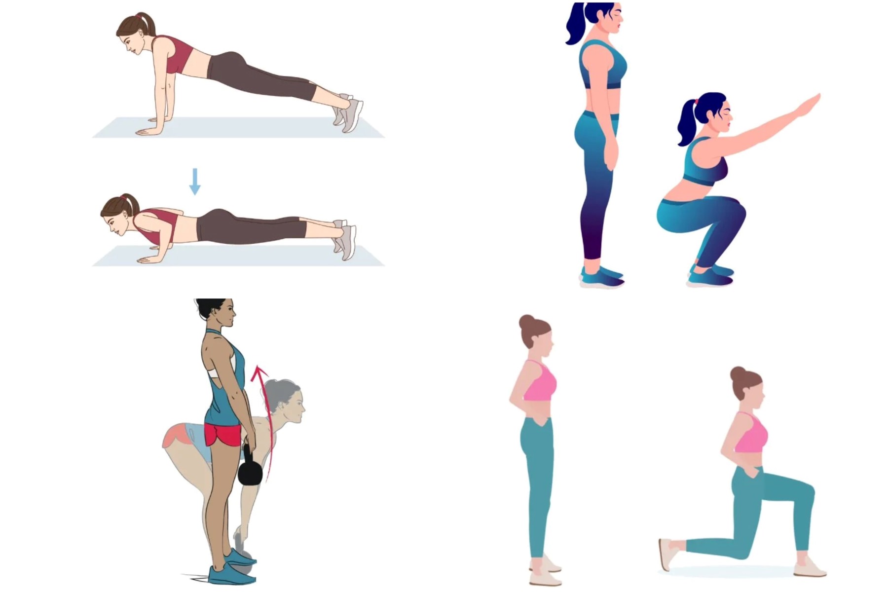 Bài tập sức mạnh toàn thân quan trọng sau tuổi 40. Đồ họa: Thanh Thanh 