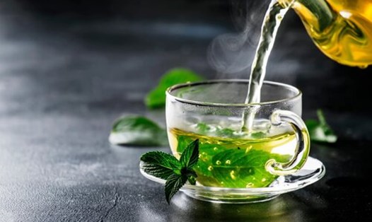 Trà xanh là một trong những loại trà có khả năng giảm và tránh lão hoá tốt cho làn da. Ảnh: Pixabay
