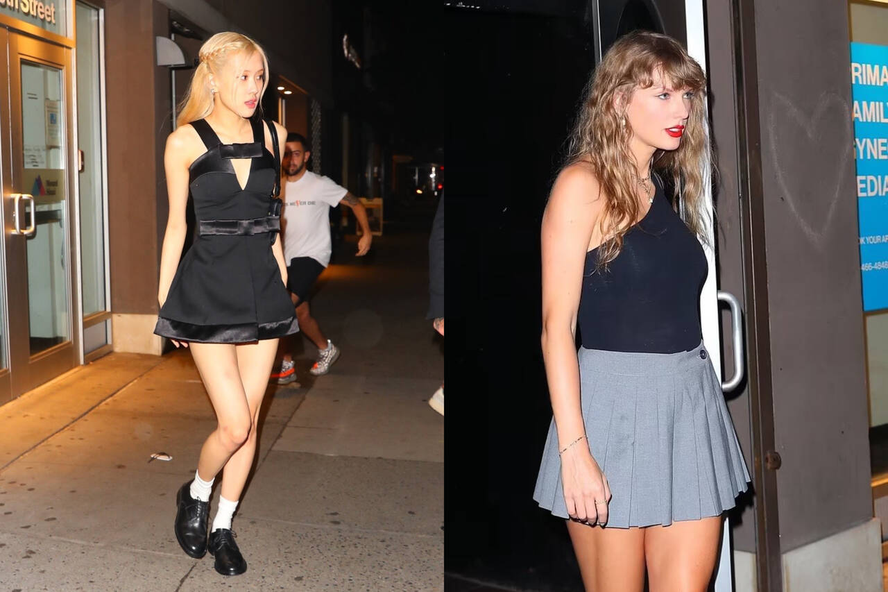 Rosé được mời tham dự tiệc kín nghe trước album của Taylor Swift. Ảnh: X
