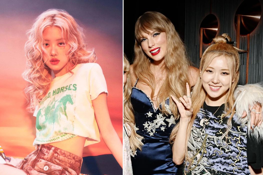 Taylor Swift gửi quà cho Rosé (Blackpink). Ảnh: X