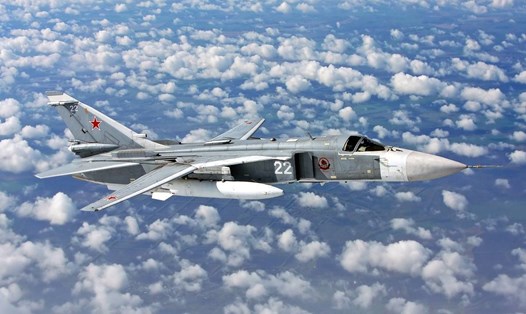 Một chiếc Sukhoi Su-24M của Không quân Nga. Ảnh: Không quân Nga
