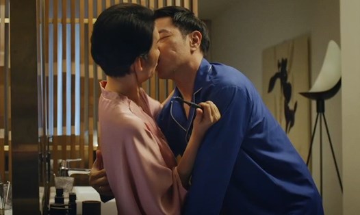 Xuân Lan và Thái Hòa đóng vợ chồng trong phim "Cái giá của hạnh phúc". Ảnh: NSX.