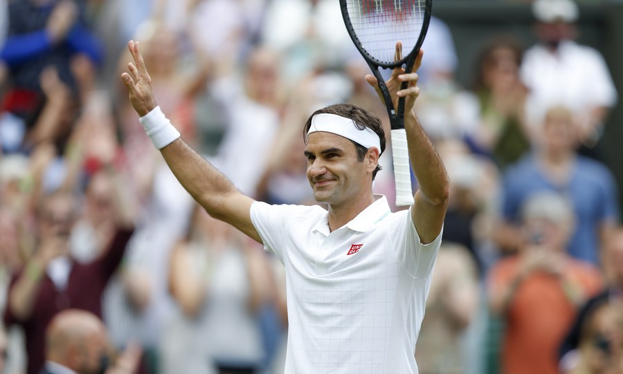 Huyền thoại quần vợt thế giới Roger Federer. Ảnh: Xinhua