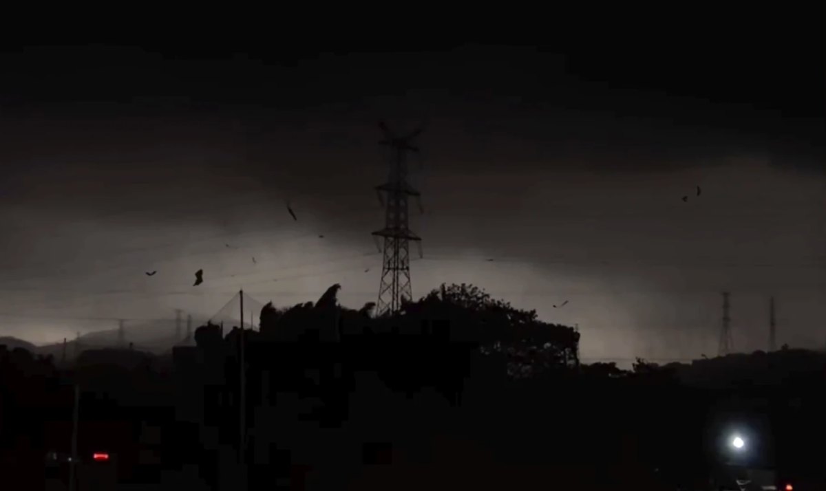 Lốc xoáy ở Quảng Châu, Quảng Đông, Trung Quốc ngày 27.4.2024. Ảnh: Xinhua