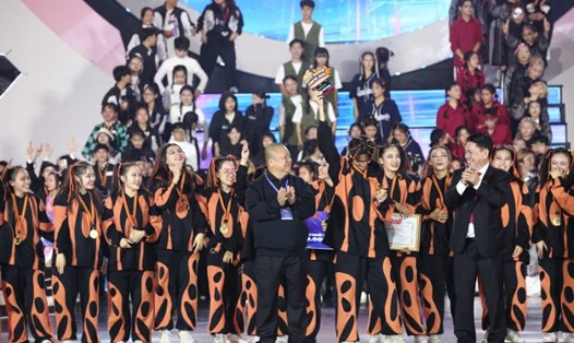 Big Boom Dance Team giành quán quân Bảng phong trào mở rộng của Dalat Best Dance Crew 2024. Ảnh: Bee