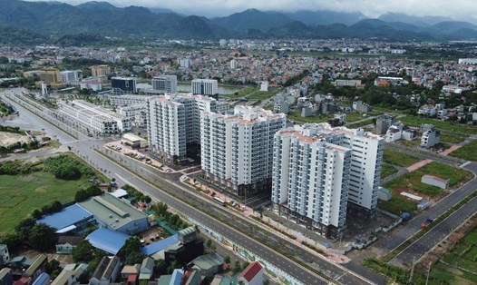 Trên địa bàn tỉnh Hòa Bình hiện đã có 4 dự án nhà ở đã hoàn thành và đưa vào sử dụng với tổng diện tích sàn gần 70.000 m2. Ảnh: Minh Nguyễn