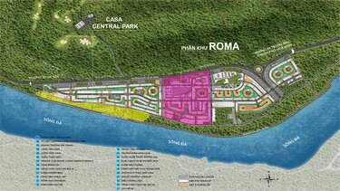 Vị trí trung tâm đô thị giúp cư dân phân khu Roma thụ hưởng trọn vẹn tiện ích toàn khu.