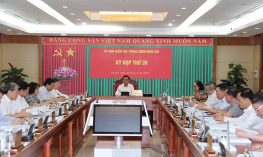 Trong các ngày 2 và 3.4, tại Hà Nội, Ủy ban Kiểm tra Trung ương đã họp Kỳ thứ 39. Ảnh: UBKTTW