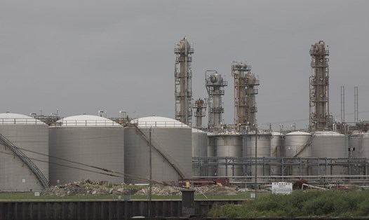 Cơ sở dầu khí ở ở La Porte, Texas, Mỹ. Ảnh: Xinhua