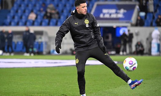 Jadon Sancho đang dần tìm lại cảm hứng chơi bóng tại Dortmund.  Ảnh: AFP 