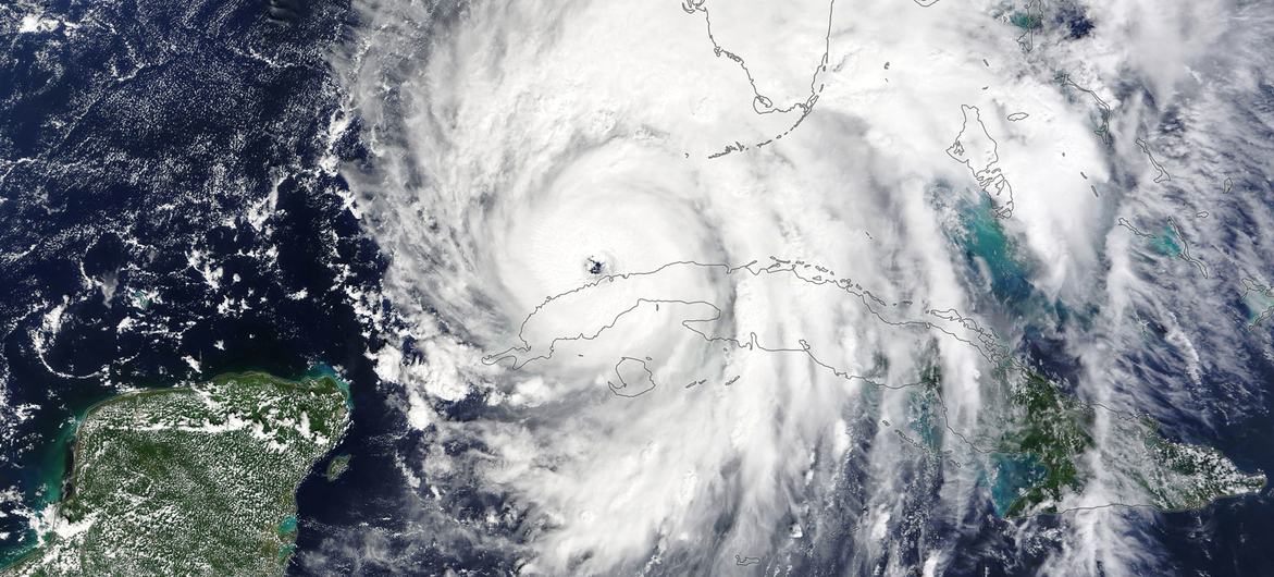Bão Ian trong mùa bão Đại Tây Dương năm 2022. Ảnh: NOAA