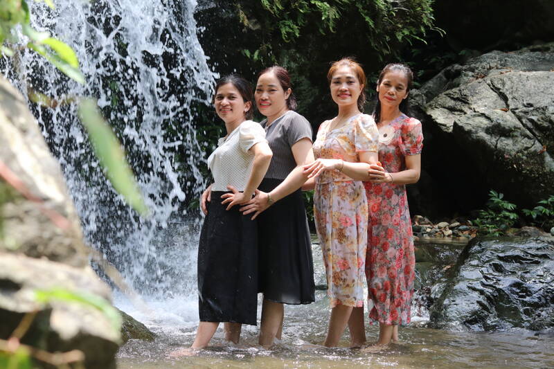 Một góc Khu du lịch Thiên Sơn - Suối Ngà (Hà Nội). Ảnh: Nhân vật cung cấp 