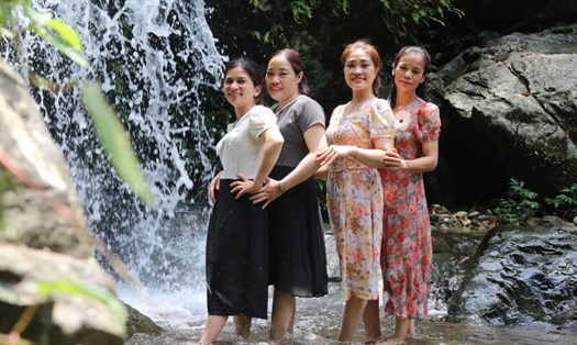 Một góc Khu du lịch Thiên Sơn - Suối Ngà (Hà Nội). Ảnh: Nhân vật cung cấp