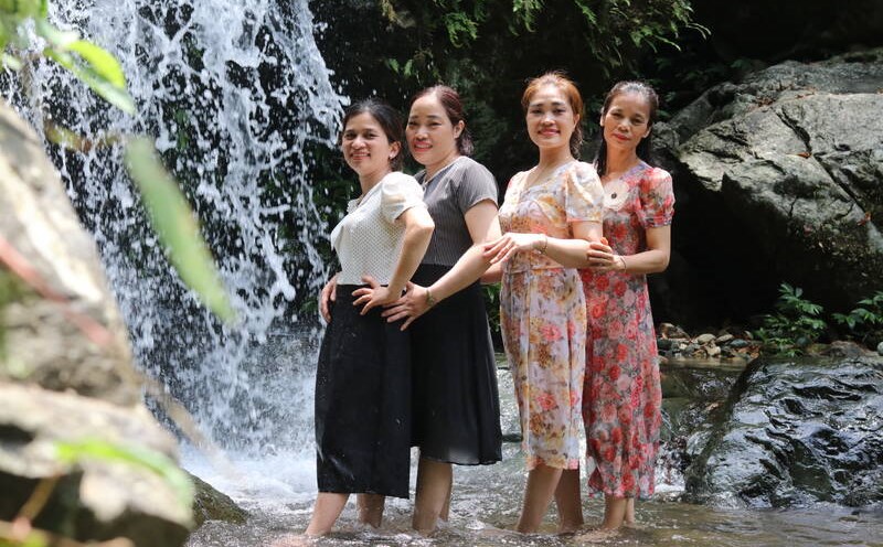 Một góc Khu du lịch Thiên Sơn - Suối Ngà (Hà Nội). Ảnh: Nhân vật cung cấp