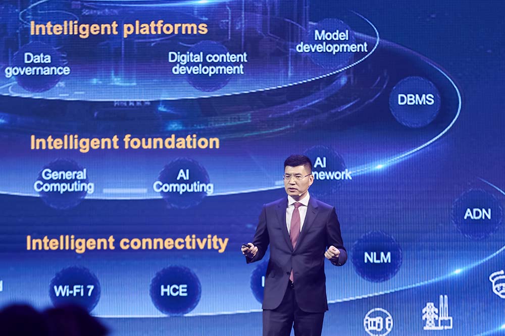 Huawei ได้เปิดตัวความคิดริเริ่มและแนวคิดใหม่ๆ มากมายในการประชุมดิจิทัลและปัญญาประดิษฐ์แห่งเอเชียแปซิฟิก  ภาพ: ไชน่าเดลี่