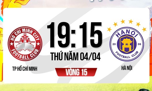 TPHCM tiếp đón Hà Nội FC tại vòng 15 V.League 2023-2024. Ảnh: FPT Play
