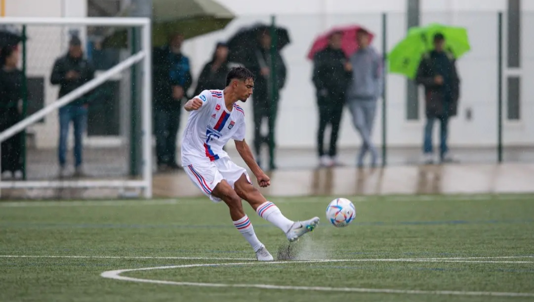 Erawan Garnier là nhân tố đáng chú ý của U23 Thái Lan. Ảnh: Lyon FC