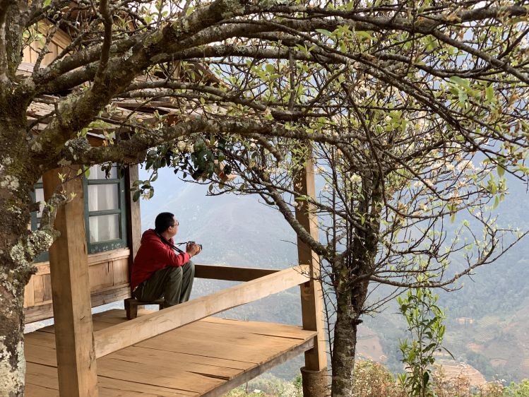 Du khách trải nghiệm tại Nậm Nghiệp, Mường La, Sơn La.