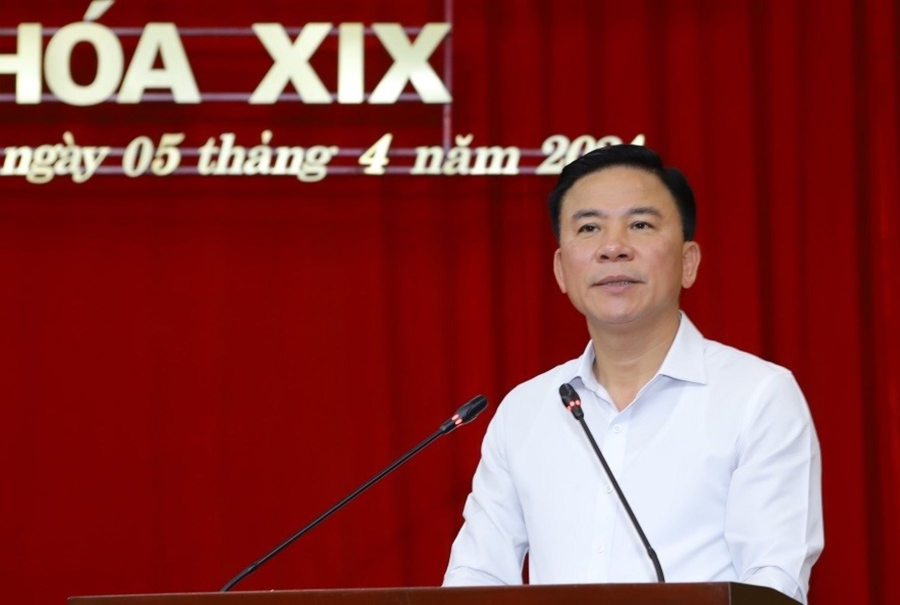 Ông Đỗ Trọng Hưng - Ủy viên Trung ương Đảng, Bí thư Tỉnh ủy, Chủ tịch HĐND tỉnh Thanh Hóa. Ảnh: T.L