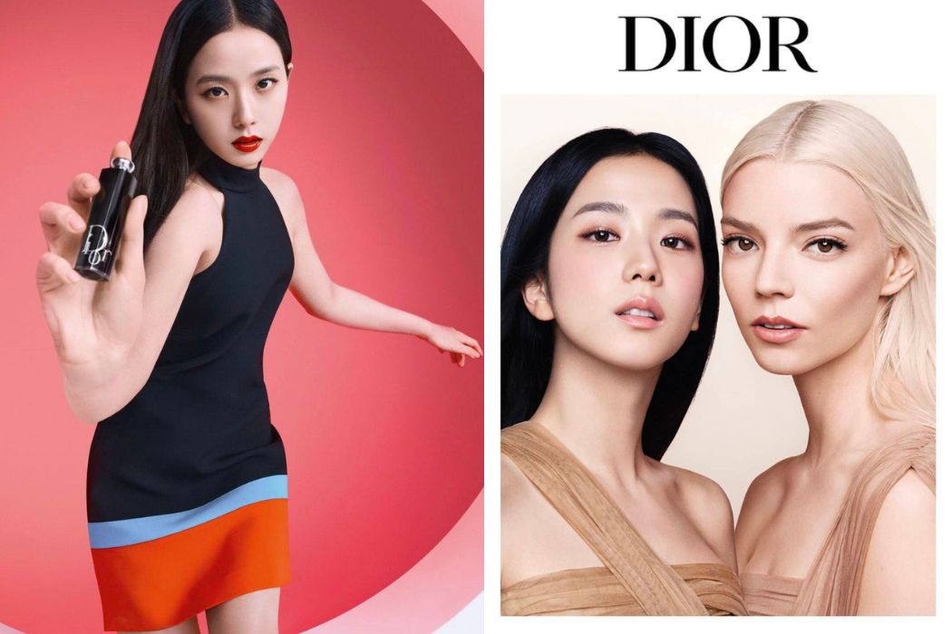 Jisoo trong một số chiến dịch của mỹ phẩm Dior. Ảnh: Instagram