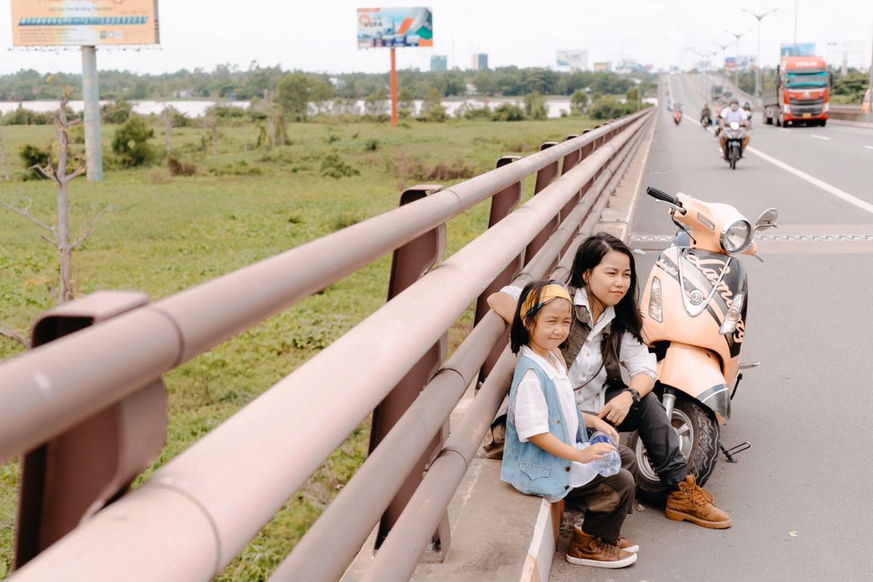 Những ngày hè, chuyến đi của 2 mẹ con kéo dài khoảng 10 ngày. Ảnh: Nhân vật cung cấp