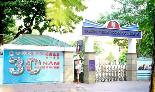 Trường THCS Giảng Võ, quận Ba Đình, Hà Nội. Ảnh: Nhà trường

