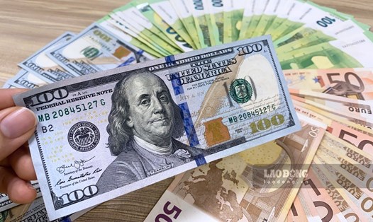 Tỷ giá trung tâm USD/VND được Ngân hàng Nhà nước niêm yết ở mức 24.038 đồng. Ảnh: Trà My