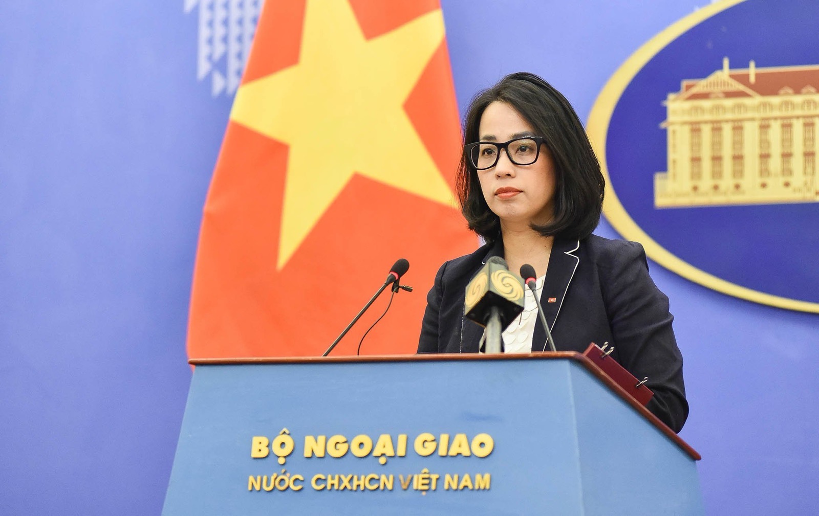 Người Phát ngôn Bộ Ngoại giao Việt Nam Phạm Thu Hằng. Ảnh: Bộ Ngoại giao