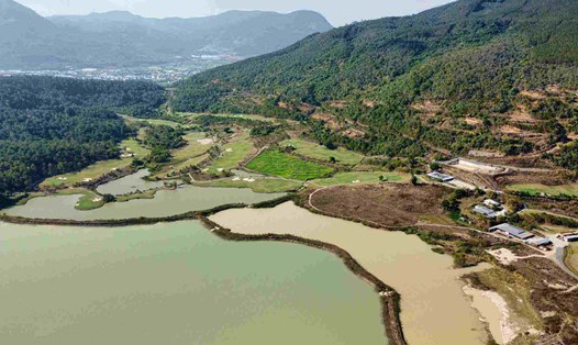 Dự án sân Golf có dấu hiệu làm mất 37ha rừng ở Lâm Đồng. Ảnh: Mai Hương