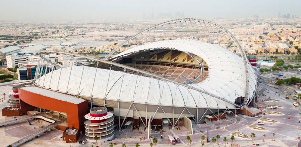 Sân Khalifa là một trong những sân vận động nổi tiếng nhất tại Qatar hiện tại. Ảnh: AFC